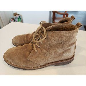 J Crew McAllister Suede Chukka Boot w/Dhearling Lining - US size 7.5 Mens